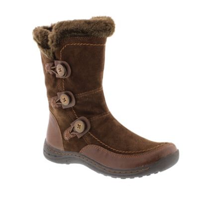 Brown 'Bark Caribou' ladies boots